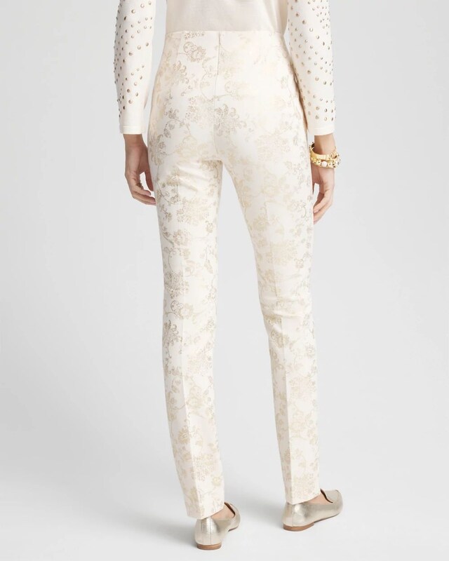 Juliet Foiled Ponte Pants - image 3